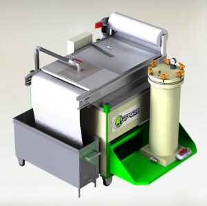 Belt skimmer equipment Aspifloc TS Skimmer with Epur oil to filter water laden with suspended matter