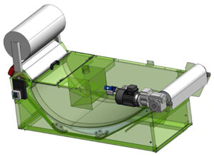 Plan of industrial skimmer of purification of water and sludge laden with straight and soluble oil Aspifloc TS Skimmer 100 GD