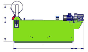 System purification sludge Aspifloc TS Skimmer 100 GD